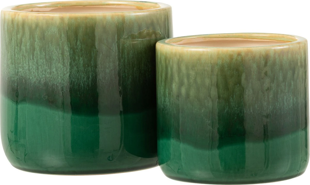 J-Line Bloempot Elise Keramiek Groen Large J-Line Bloempot Elise Keramiek Groen Large -Tuinverzorgings Winkel 1200x718 5