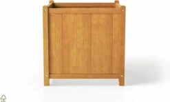 Houten Plantenbak Met Wieltjes 50x50 - Geolied Duurzaam FSC Acaciahout – Bloembak Buiten - Plantenbakken Buiten - Perfecthomeshop -Tuinverzorgings Winkel 1200x720 2