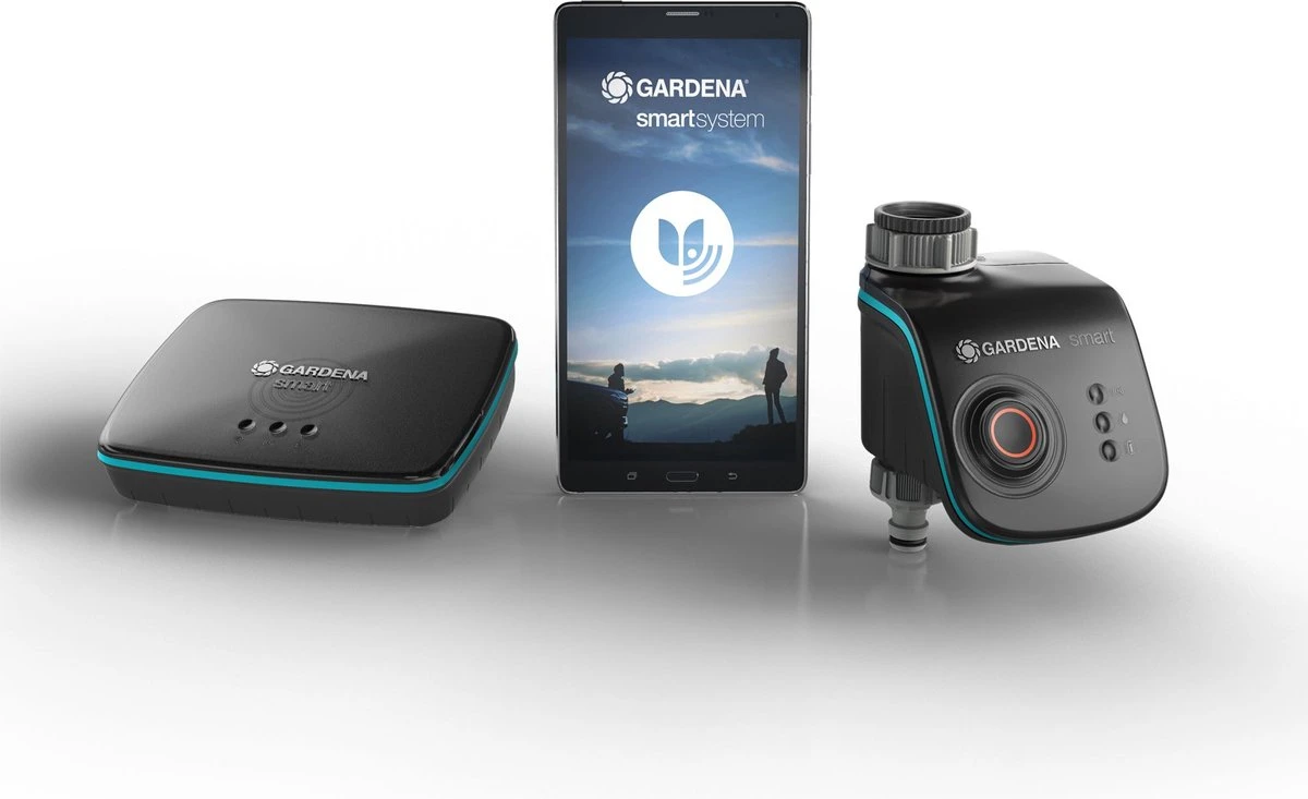 GARDENA - Smart Water Control set Besproeiingscomputer - 1min tot 10u - 6 Besproeiingen Per Dag GARDENA - Smart Water Control Set Besproeiingscomputer - 1min Tot 10u - 6 Besproeiingen Per Dag -Tuinverzorgings Winkel