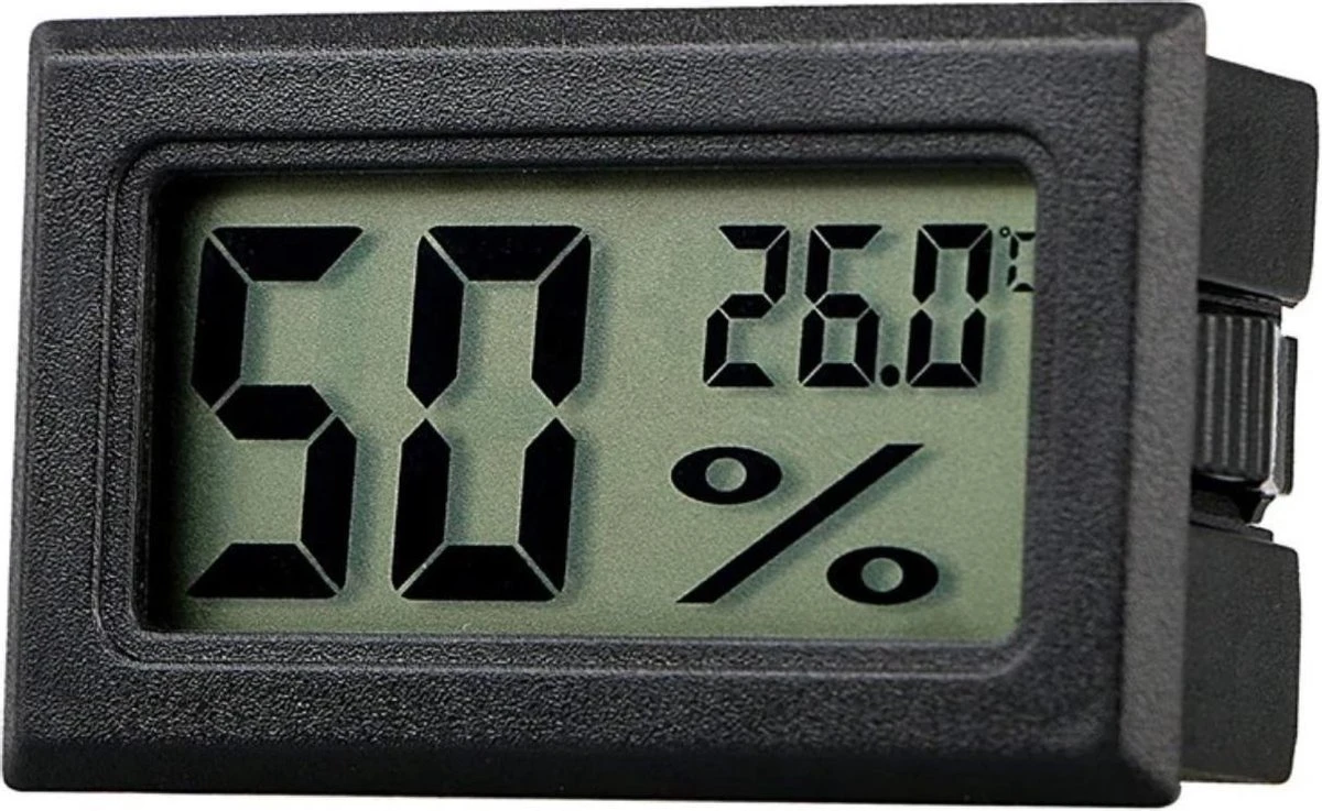 Professionele hygrometer - Zwart - Meet ook temperatuur - Voor buiten en binnen - 2 in 1 - Hygrometer Merkloos Professionele Hygrometer - Zwart - Meet Ook Temperatuur - Voor Buiten En Binnen - 2 In 1 - Hygrometer -Tuinverzorgings Winkel 1200x737 1