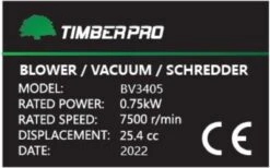 TIMBERPRO - Bladblazer - Benzine - Met Zuig En Versnipperfunctie - Blaassnelheid 225 Km/h - Opvangzak 45 L -Tuinverzorgings Winkel 1200x747 1