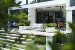 Elho Vivo Structure Finish Lang 90 - Plantenbak Voor Binnen & Buiten - Ø 88 X H 41 - Wit -Tuinverzorgings Winkel 1200x800 444