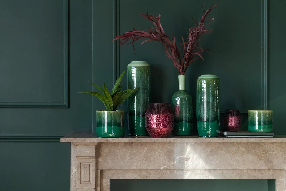 J-Line Bloempot Elise Keramiek Groen Large J-Line Bloempot Elise Keramiek Groen Large -Tuinverzorgings Winkel 1200x800 461