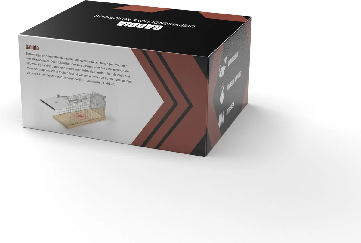 set van 2 Diervriendelijke muizenval "Gabbia" - inloopval - muizenkooi - ongedierteval - ongediertebestrijding Set Van 2 Diervriendelijke Muizenval "Gabbia" - Inloopval - Muizenkooi - Ongedierteval - Ongediertebestrijding -Tuinverzorgings Winkel 1200x806 3