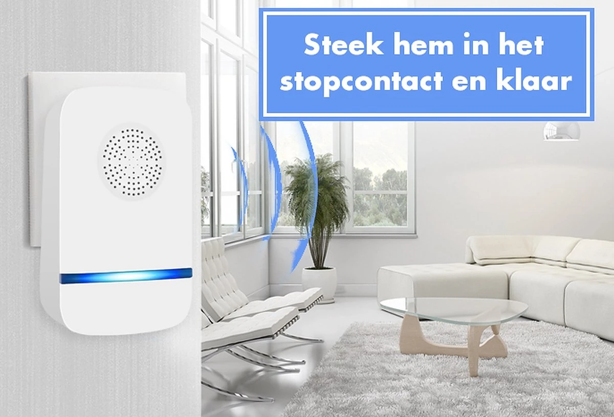 Muizenverjager Ultrasone Binnen - Ongedierte Verjager - Muizenval Voor Binnen - Wit - 2 stuks + Ongedierte Preventieboekje Muizenverjager Ultrasone Binnen - Ongedierte Verjager - Muizenval Voor Binnen - Wit - 2 Stuks + Ongedierte Preventieboekje -Tuinverzorgings Winkel 1200x816 5