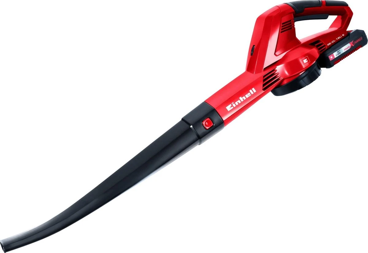Einhell Accu Bladblazer GE-CL 18 Li E Kit (1x2,0Ah) Power X-Change (Li-Ion - 18 V - 12000 min-1 - 210 km/h blaasluchtstroom - incl. 2,0 Ah accu en lader) Einhell Accu Bladblazer GE-CL 18 Li E Kit (1x2,0Ah) Power X-Change (Li-Ion - 18 V - 12000 Min-1 - 210 Km/h Blaasluchtstroom - Incl. 2,0 Ah Accu En Lader) -Tuinverzorgings Winkel