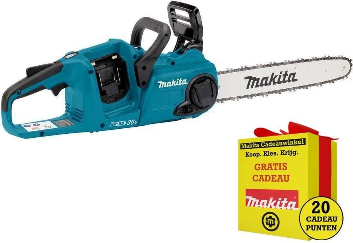 Makita DUC400Z 36V (2x 18V) Li-Ion accu kettingzaag body - 400mm - koolborstelloos Makita DUC400Z 36V (2x 18V) Li-Ion Accu Kettingzaag Body - 400mm - Koolborstelloos -Tuinverzorgings Winkel 1200x827 2
