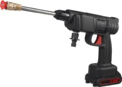 Merkloos Drillpro Elektrische Accu - Hogedrukreiniger - 30Bar - Multifunctioneel Mondstuk - Draagbaar Oplaadbaar Snoerloos - Zwart -Tuinverzorgings Winkel 1200x855