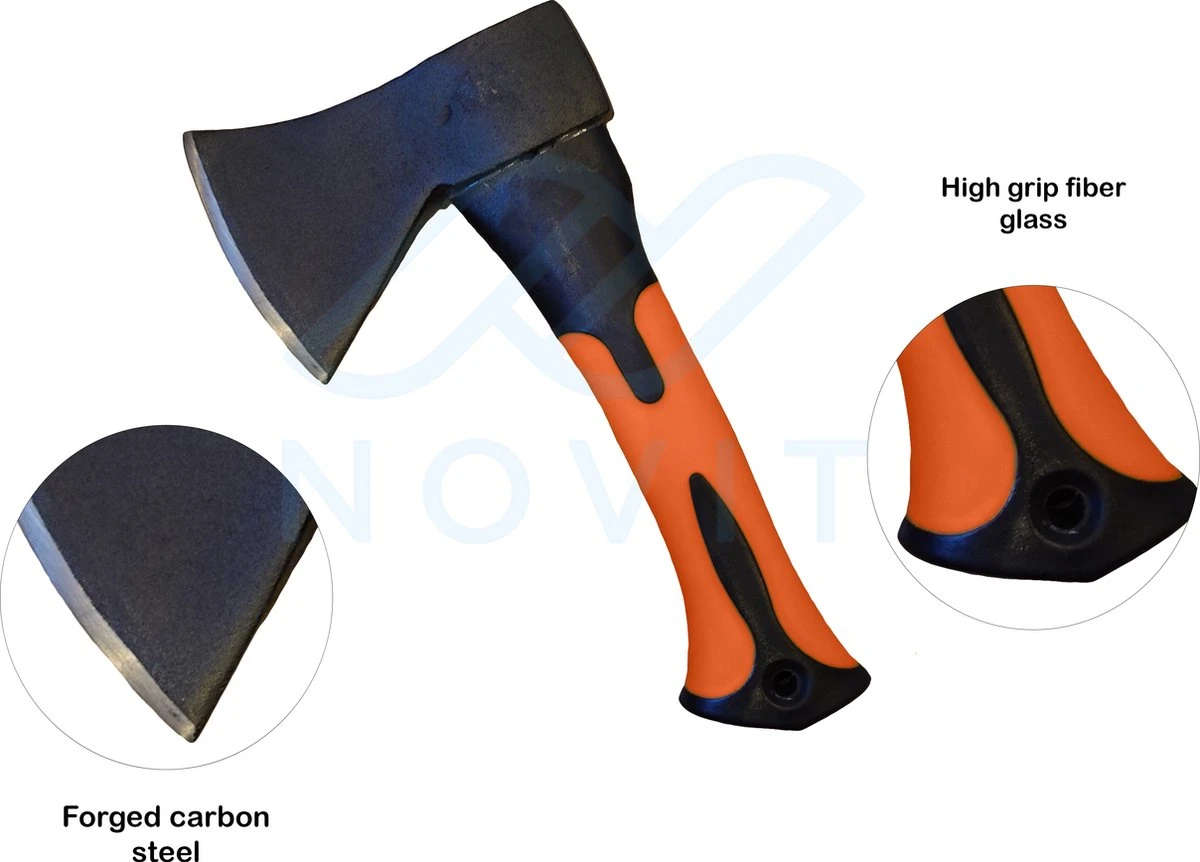 Novit survival bijl 500 gr- mini handbijl baby hakbijl kloofbijl Novit Survival Bijl 500 Gr- Mini Handbijl Baby Hakbijl Kloofbijl -Tuinverzorgings Winkel