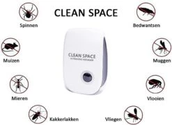Merkloos CLEAN SPACE™ Ultrasone Ongedierte Verjager - Muizenverjager - Muizengif/Rattengif Alternatief - 4 Stuks -Tuinverzorgings Winkel 1200x874 5