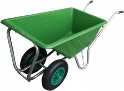 Kruiwagen Met Dubbel Luchtwiel Stal Eco Groen 160 Liter 3 Kruiwagen Met Dubbel Luchtwiel Stal Eco Groen 160 Liter -Tuinverzorgings Winkel 1200x881 1