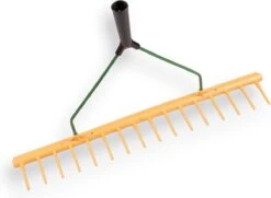 Excellent - Blad Hark - Polyhark Recht Rand - Tuin En Gazon Hark - Handhark - Grashark - Hark Zonder Steel - 16 Tanden - Rood - 65 CM -Tuinverzorgings Winkel 1200x881