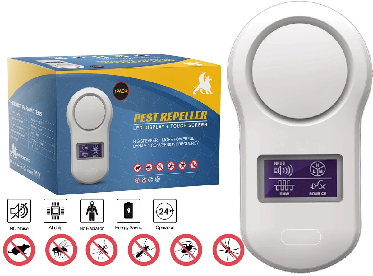 Imperatoris - Ultrasonische Ongedierte Bestrijder - Muizen Verjager/Val - Anti Muggen & Insecten - 2x Pack Imperatoris - Ultrasonische Ongedierte Bestrijder - Muizen Verjager/Val - Anti Muggen & Insecten - 2x Pack -Tuinverzorgings Winkel 1200x887 1