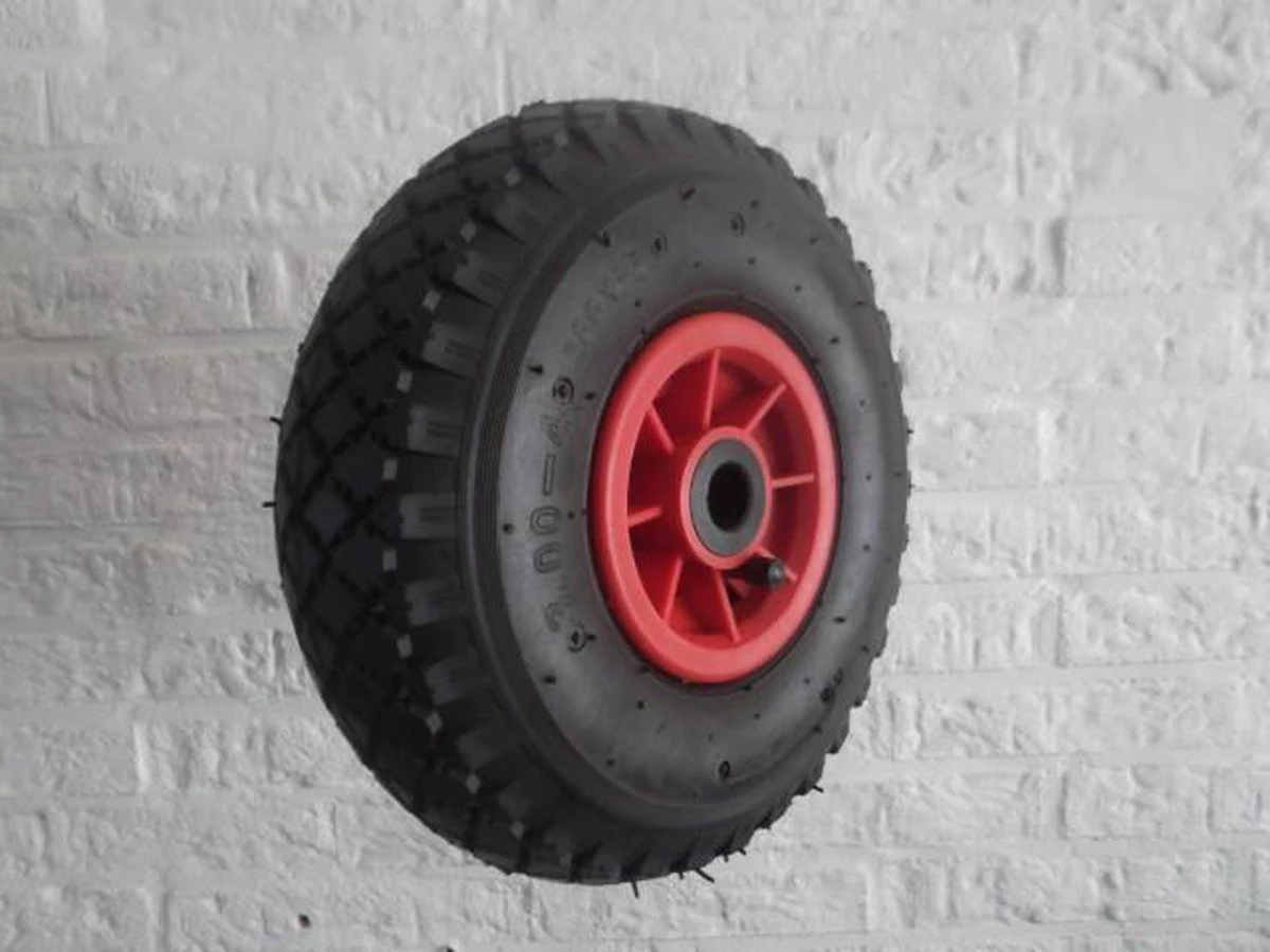 Bolderkarwiel Steekwagenwiel met luchtband 3.00-4 | Asgatdiameter 20mm rollager | Hoogte wiel 26cm Benson Bolderkarwiel Steekwagenwiel Met Luchtband 3.00-4 | Asgatdiameter 20mm Rollager | Hoogte Wiel 26cm -Tuinverzorgings Winkel 1200x900 13