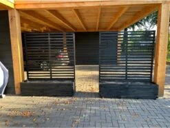 AMISHOUT - Plantenbak Met Klimrek 200x40x40 (180) Cm - Zwart 3 AMISHOUT - Plantenbak Met Klimrek 200x40x40 (180) Cm - Zwart -Tuinverzorgings Winkel 1200x903 7