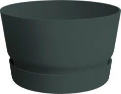 Elho Greenville Schaal 33 - Bloempot Voor Buiten - Ø 32.5 X H 19.4 Cm - Groen/Blad Groen -Tuinverzorgings Winkel 1200x926 4