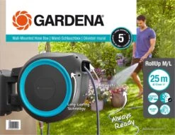 GARDENA - Wandslangenbox - RollUp XL - 35 Meter - Ø 13 Mm -Tuinverzorgings Winkel 1200x929 4