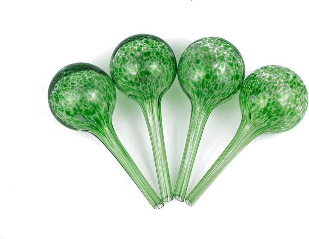 Decopatent® 4 Stuks - Waterdruppelaar voor Planten - Watergever - Glas - Waterbollen - Watergeefsysteem - Plantenbollen - Groen Merkloos Decopatent® 4 Stuks - Waterdruppelaar Voor Planten - Watergever - Glas - Waterbollen - Watergeefsysteem - Plantenbollen - Groen -Tuinverzorgings Winkel 1200x930 3