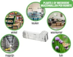 Forgoods Muizenval - Diervriendelijke Muizenval Voor Binnen En Buiten - Rattenval - Met Schoonmaakborstel - Model 2023 -Tuinverzorgings Winkel 1200x940 2