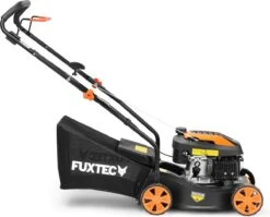 FUXTEC Grasmaaier Benzine - 41cm - 80cc - Duwmaaier - Opvangbak 45L - FX-RM4180 -Tuinverzorgings Winkel 1200x967