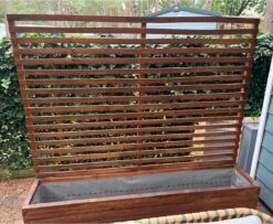 AMISHOUT - Plantenbak Met Klimrek 200x40x40 (180) Cm - Bruin 3 AMISHOUT - Plantenbak Met Klimrek 200x40x40 (180) Cm - Bruin -Tuinverzorgings Winkel 1200x987 2