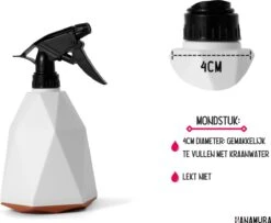 Hanamura Plantenspuit – Sprayflacon – Waterverstuiver – Wit – 600ml -Tuinverzorgings Winkel 1200x988 4
