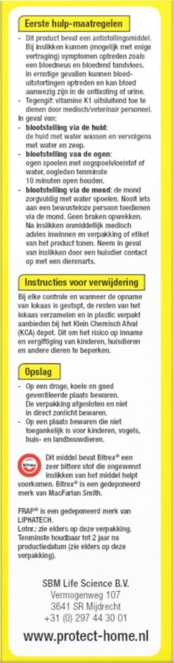 Protect Home Frap Granenmix Tegen Muizen - 2 X 25 Gram - Muis Bestrijdingsmiddel - Lokaas Muizenkorrels Voor Huismuizen - Professionele Formulering - In Portieverpakking 4 Protect Home Frap Granenmix Tegen Muizen - 2 X 25 Gram - Muis Bestrijdingsmiddel - Lokaas Muizenkorrels Voor Huismuizen - Professionele Formulering - In Portieverpakking -Tuinverzorgings Winkel 315x1200