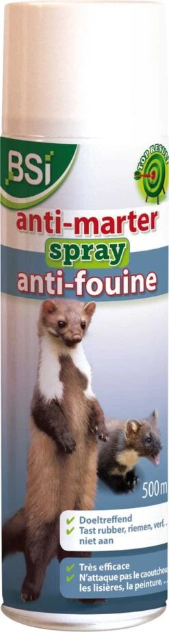 BSI - Snelwerkende Spray Om Marters Te Verjagen - Afweer Van Marters - Het Afweermiddel Om Uw Wagen En Woning Te Beschermen- 500 Ml -Tuinverzorgings Winkel 321x1200