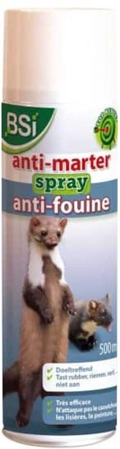 BSI - Snelwerkende Spray Om Marters Te Verjagen - Afweer Van Marters - Het Afweermiddel Om Uw Wagen En Woning Te Beschermen- 500 Ml -Tuinverzorgings Winkel 323x1200