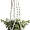 Merkloos Plantenhanger Macramé - Luxe Gevlochten Touw Katoen - 1 Stuk - Plantenpot Ophangen - Planthanger -Tuinverzorgings Winkel 414x1200 1