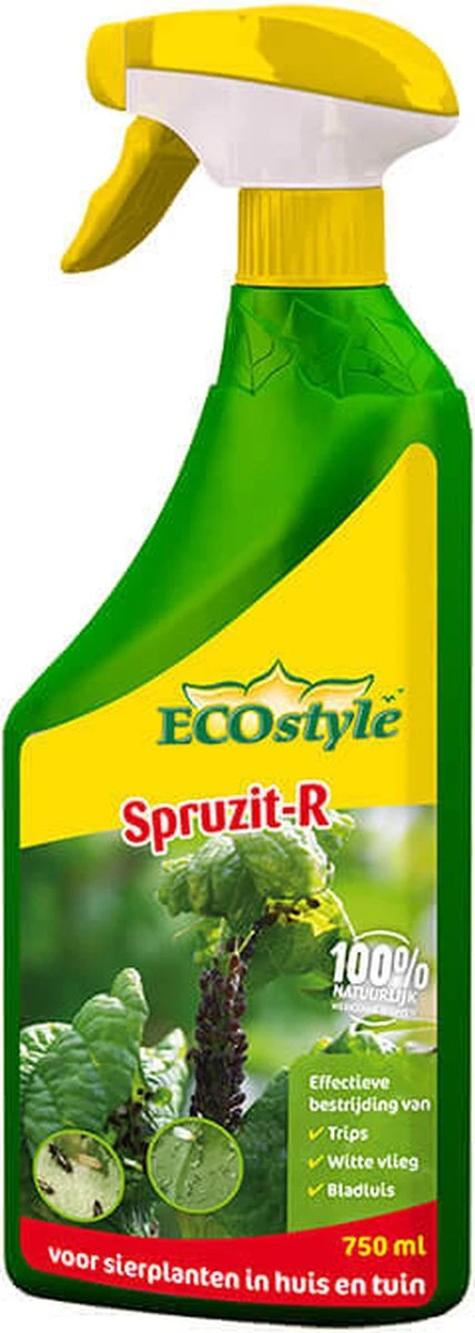 ECOstyle Spruzit-R Insecten Bestrijdingsmiddel Spray - Bladluis, Trips, Witte Vlieg - 100% Plantaardig - Binnen & Buiten - Gebruiksklaar - 750 ML ECOstyle Spruzit-R Insecten Bestrijdingsmiddel Spray - Bladluis, Trips, Witte Vlieg - 100% Plantaardig - Binnen & Buiten - Gebruiksklaar - 750 ML -Tuinverzorgings Winkel 428x1200 2