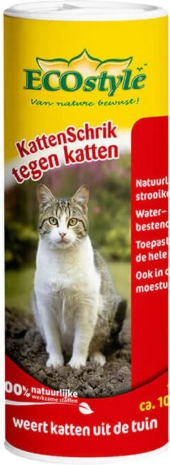 ECOstyle KattenSchrik - Kattenverjager Voor Buiten - Korrels Met Geurstof - Werkt Binnen 2 Weken - Waterbestendig - 400 GR -Tuinverzorgings Winkel 439x1200 2