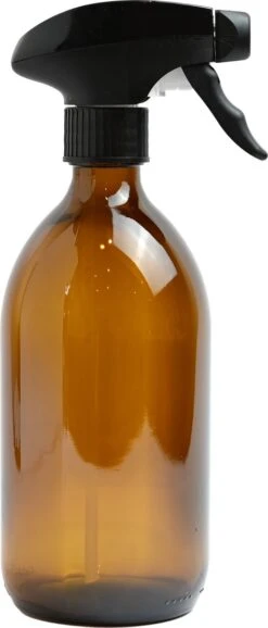 Groeikruid® Plantenspuit | 500 Ml Amber Glas | Met Zwarte Spraykop | Plantensproeier Binnen | Waterverstuiver | Verstuiver | Waterspuit -Tuinverzorgings Winkel 513x1200