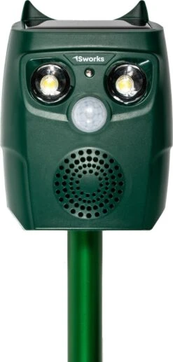 Professionele Ultrasone Kattenverjager Op Zonneenergie - Waterdicht - Kattenverdrijver - Vogelverjager -. Werkt Op Zonne-energie Met Oplaadbare Accu (incl). Verdrijft Katten