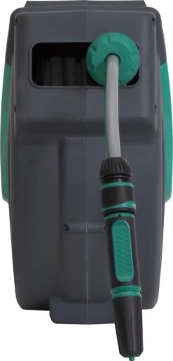 VONROC Automatische Slanghaspel – Incl. 25m Tuinslang, Aansluitslang, Spuitstuk, Koppelingen & Kraanaansluiting -Tuinverzorgings Winkel 577x1200 1