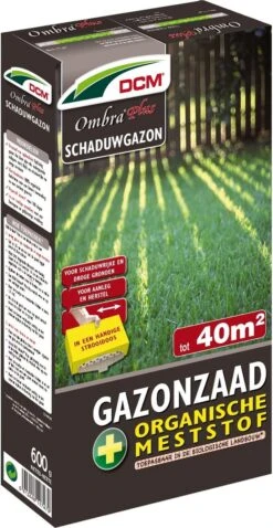 DCM Ombra Plus Graszaad Schaduwplaatsen 40 M² -Tuinverzorgings Winkel 620x1200