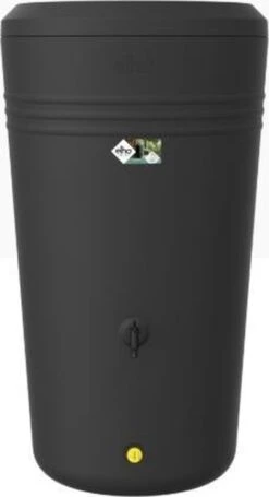 Elho Green Basics Regenton - Regenton - Living Black - Buiten - 200 Liter -Tuinverzorgings Winkel 651x1200 2