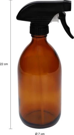 QUVIO Sprayfles - Spuitfles - Plantenspuit - Schoonmaak Spuit - Huishoudspray - Leeg/Hervulbaar - Kamerspray - Allesreiniger - Glazen Sprayflacon - Waterspuit - Kappersspuit - 500 Ml - Glas - Bruin - Zwart 6 QUVIO Sprayfles - Spuitfles - Plantenspuit - Schoonmaak Spuit - Huishoudspray - Leeg/Hervulbaar - Kamerspray - Allesreiniger - Glazen Sprayflacon - Waterspuit - Kappersspuit - 500 Ml - Glas - Bruin - Zwart -Tuinverzorgings Winkel 656x1200 1