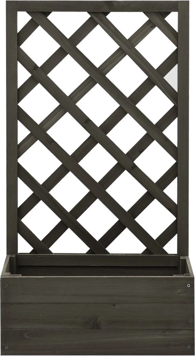 vidaXL Latwerkplantenbak 50x25x90 cm massief vurenhout grijs VidaXL Latwerkplantenbak 50x25x90 Cm Massief Vurenhout Grijs -Tuinverzorgings Winkel 658x1200 1