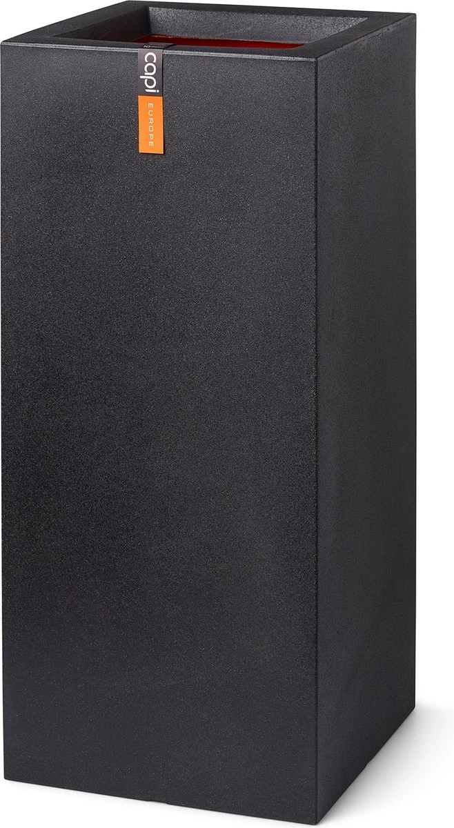 Capi Europe - Bloempot rechthoek Smooth NL - 36x36x79 - Zwart - Voor binnen en buiten - KBL952 Capi Europe - Bloempot Rechthoek Smooth NL - 36x36x79 - Zwart - Voor Binnen En Buiten - KBL952 -Tuinverzorgings Winkel 658x1200 2