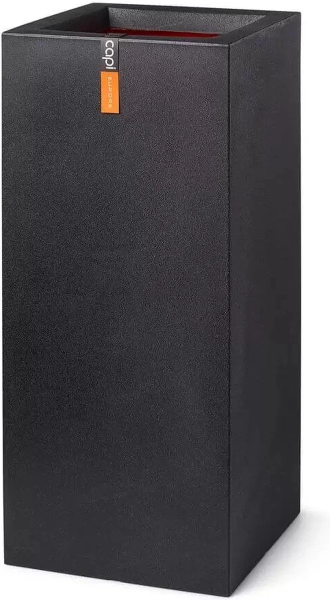 Capi Europe - Bloempot rechthoek Smooth NL - 36x36x79 - Zwart - Voor binnen en buiten - KBL952 Capi Europe - Bloempot Rechthoek Smooth NL - 36x36x79 - Zwart - Voor Binnen En Buiten - KBL952 -Tuinverzorgings Winkel 661x1200 3