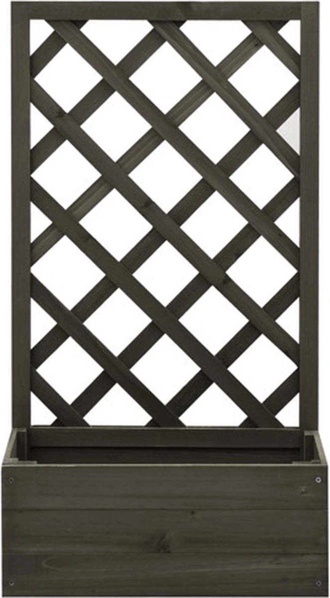 vidaXL Latwerkplantenbak 50x25x90 cm massief vurenhout grijs VidaXL Latwerkplantenbak 50x25x90 Cm Massief Vurenhout Grijs -Tuinverzorgings Winkel 662x1200 2