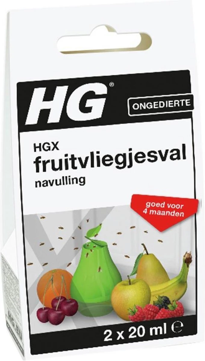HGX fruitvliegjesval navulling - 2 x 20ml - effectieve bestrijdingsmiddel HGX Fruitvliegjesval Navulling - 2 X 20ml - Effectieve Bestrijdingsmiddel -Tuinverzorgings Winkel 681x1200 3