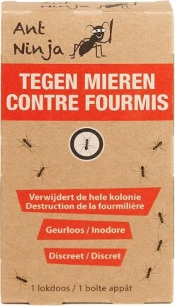 Ant Ninja - Mierenlokdoos -dicreet En Geurloos - Lokdoos Mieren - Verwijdert De Hele Kolonie - Mierenplaag - Ongedierte Verwijderen