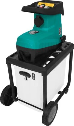 VONROC Stille Hakselaar/Shredder 2800W – Voor Takken Tot Ø45mm – Incl. 60L Opvangbak & Duwstok -Tuinverzorgings Winkel 700x1200