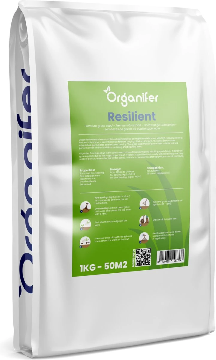 Herstelgazon Graszaad met grote kiemkracht – Fast Repair (1 Kg voor 50m2) Organifer Herstelgazon Graszaad Met Grote Kiemkracht – Fast Repair (1 Kg Voor 50m2) Organifer -Tuinverzorgings Winkel 721x1200 4