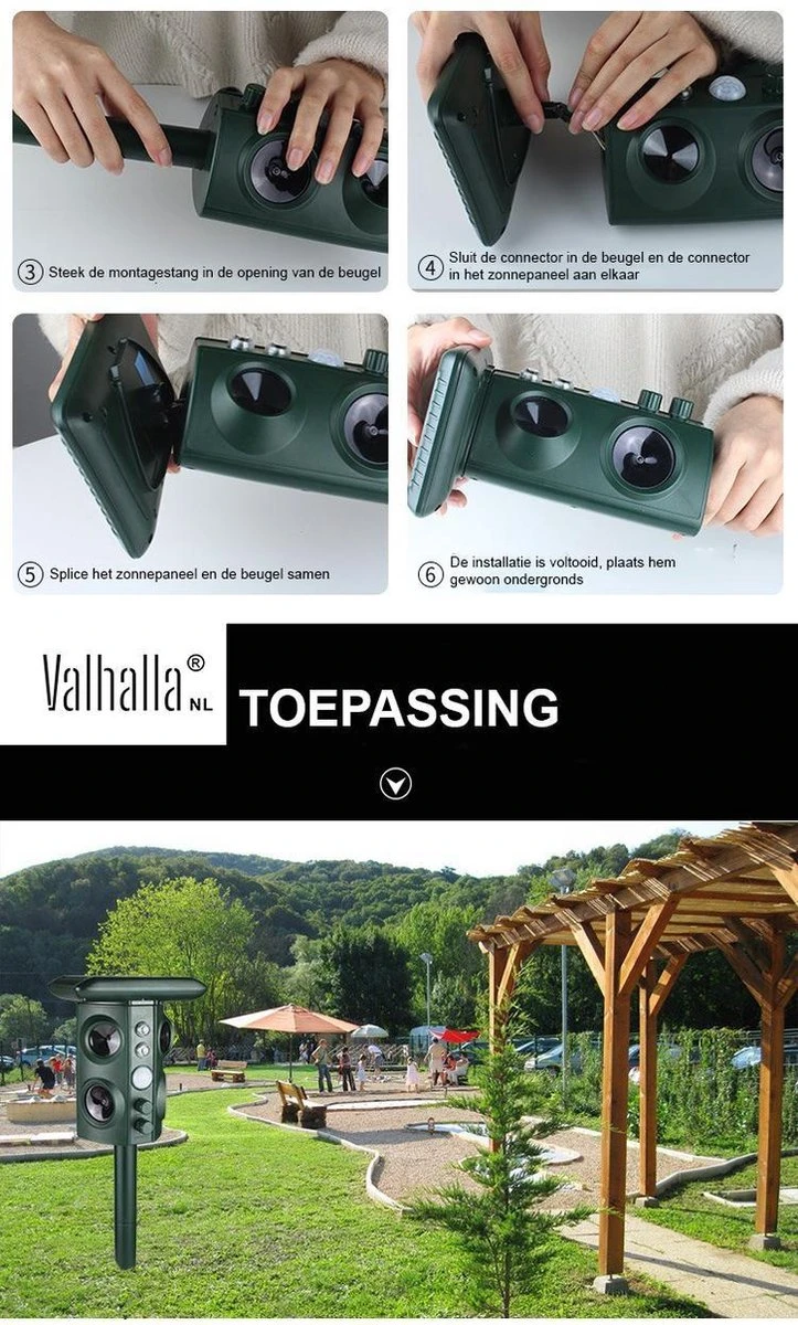 Valhalla NL - Kattenverjager - Ongedierte verjager - Outdoor - Kunststof - Groen - 16x13x11 cm Valhalla NL - Kattenverjager - Ongedierte Verjager - Outdoor - Kunststof - Groen - 16x13x11 Cm -Tuinverzorgings Winkel 723x1200 1