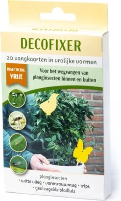 Rouwvliegjes Bestrijden - Voordeelpakket - Aaltjes En Plakkaartjes - Vliegjes In Plant - Varenrouwmug - Vangplaatjes - Decofixer - Aaltjes - Varenrouwmugpakket -Tuinverzorgings Winkel 725x1200 4