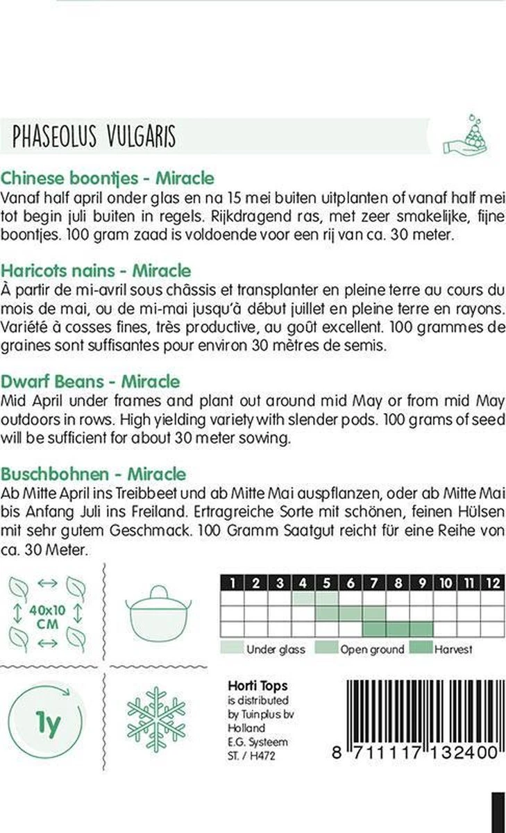 Hortitops zaden - Struikprinsessenbonen Miracle Chinese boontjes 25 gram Hortitops Zaden - Struikprinsessenbonen Miracle Chinese Boontjes 25 Gram -Tuinverzorgings Winkel 729x1200 2