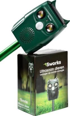 Professionele Ultrasone Kattenverjager Op Zonneenergie - Waterdicht - Kattenverdrijver - Vogelverjager -. Werkt Op Zonne-energie Met Oplaadbare Accu (incl). Verdrijft Katten -Tuinverzorgings Winkel 732x1200 5